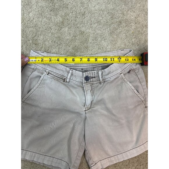Pilcro & The Letterpress Women's Hyphen Beige Khaki Casual Shorts Size 25 - Picture 13 of 15